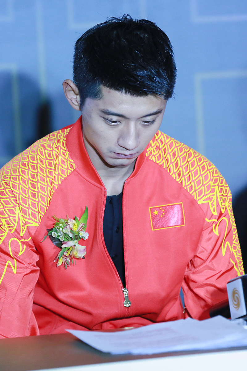 韩国乒乓球队爆冷中国乒乓球队，张继科制霸全场的简单介绍