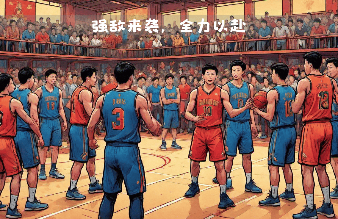 震撼出击！球员们在场上激发全力战斗的简单介绍